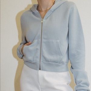 Brandy Melville Baby Blue Hoodie